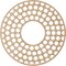Ekena Millwork Fink Wood Fretwork Pierced Ceiling Medallion, Alder, 28"OD x 10 1/8"ID x 3/8"T CMWP28X28X0375FFAL - alternate 2